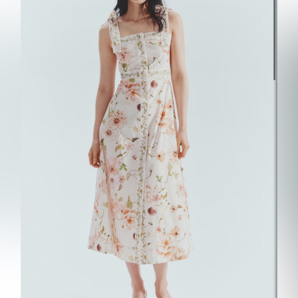 H&M new with tags button down dress size small